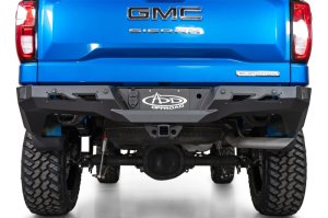 Chevrolet Silverado 1500 Bumper - Rear - Addictive Desert Designs - Black Label - Hammer Black - `20-`27 Chevrolet Silverado 1500 Bumper - Rear - Addictive Desert Designs - Black Label - Hammer Black - `20-`27